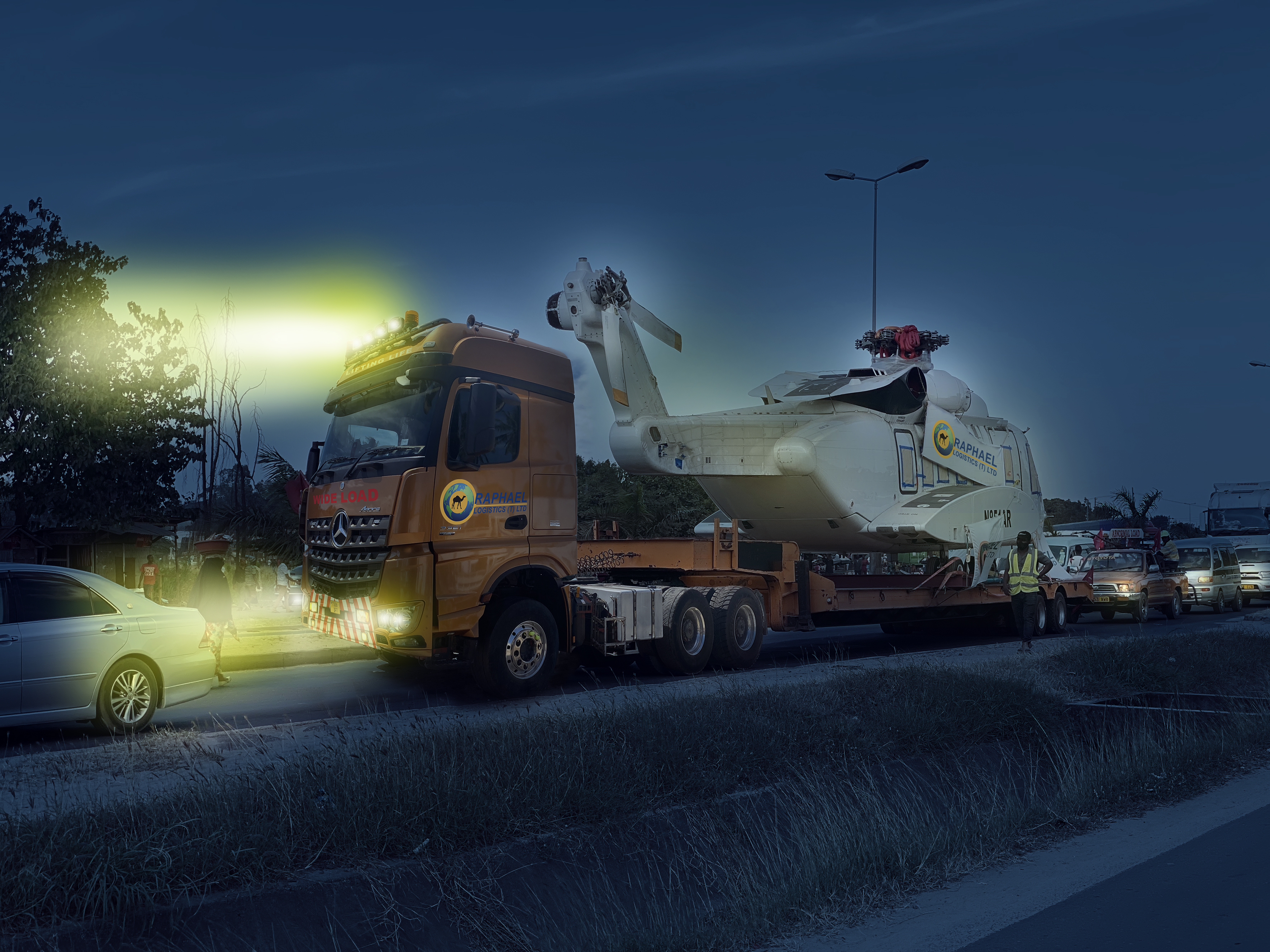 Heavy Lift Mastery: Military Helicopter Transport Operation 2015 - View 2